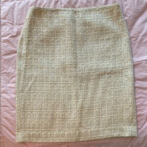Talbots Elegant Tweed Pencil Skirt